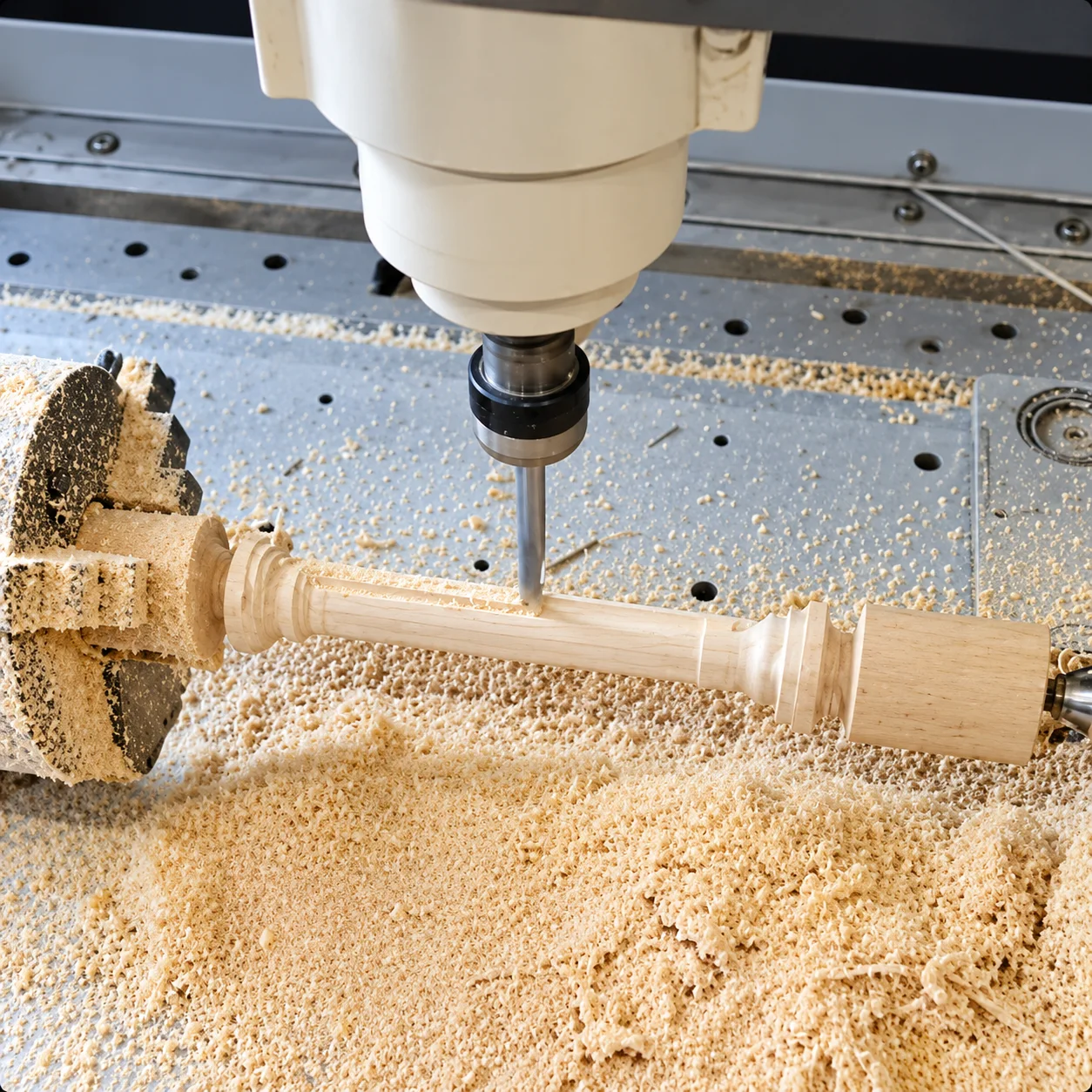 4 Axis Wood Machining