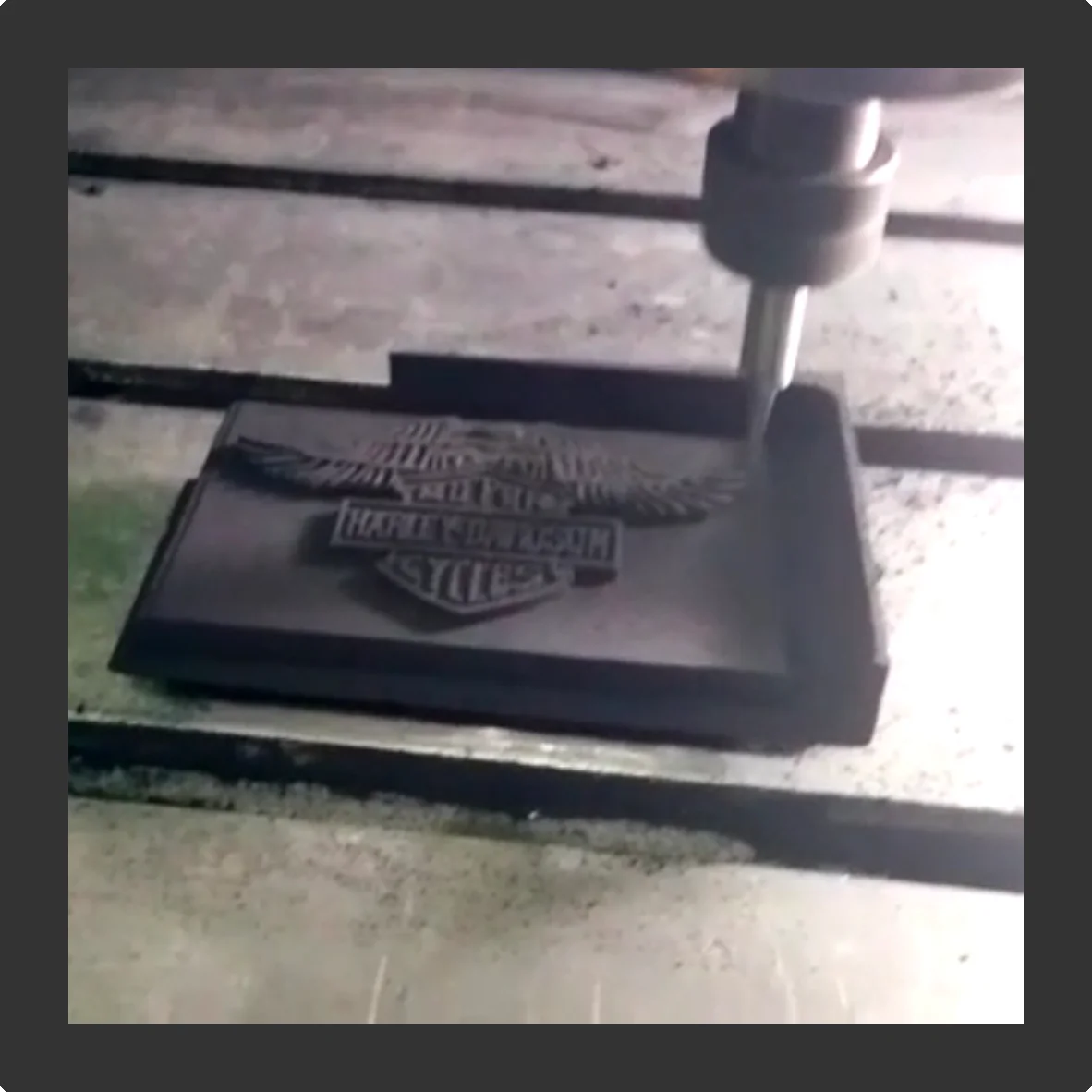 Carbon CNC Engraving