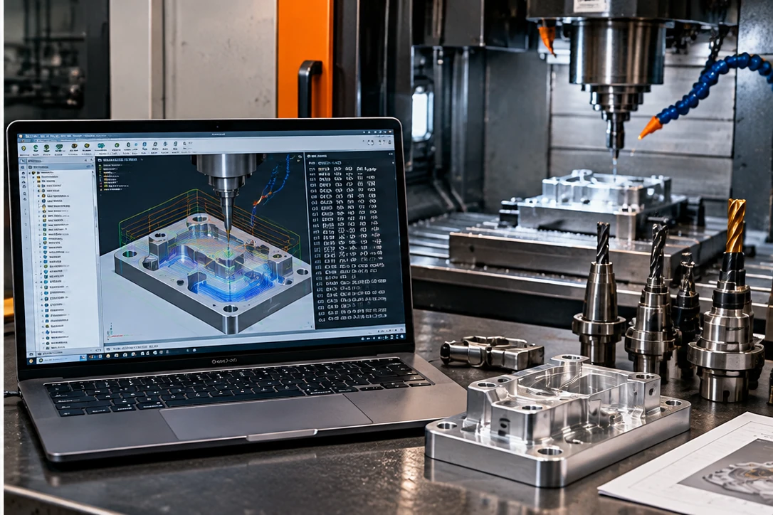 Jasa pembuatan program CNC CAM dan G-code TCM