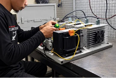 Proses wiring komponen elektrik