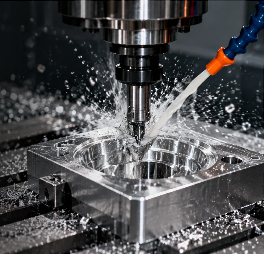 TCM CNC machining process